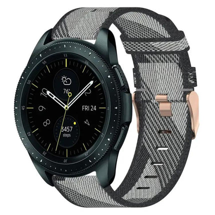 20mm Nylon Woven Watch Band For Samsung Galaxy 40/42/44mm