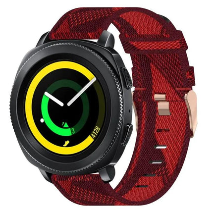 20mm Nylon Woven Watch Band Quick Release For Samsung Gear