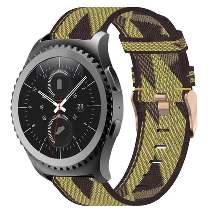 20mm Nylon Woven Watch Band Quick Release For Samsung Gear