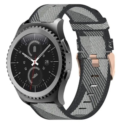 20mm Nylon Woven Watch Band Quick Release For Samsung Gear