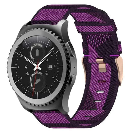 20mm Nylon Woven Watch Band Quick Release For Samsung Gear