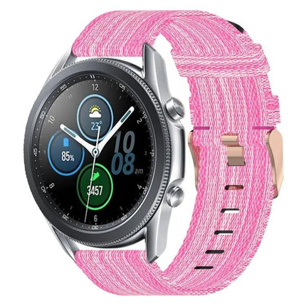22mm Nylon Woven Watch Band Quick Release Compatible Samsung
