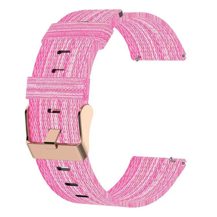 22mm Nylon Woven Watch Band Quick Release Compatible Samsung