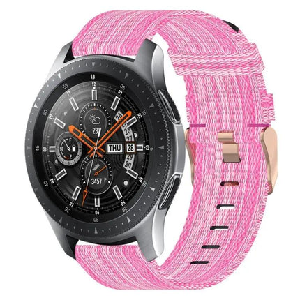 22mm Nylon Woven Watch Band Quick Release Compatible Samsung