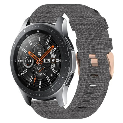 22mm Nylon Woven Watch Band Quick Release Compatible Samsung