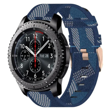 22mm Nylon Woven Watch Band Compatible With Samsung Gear S3