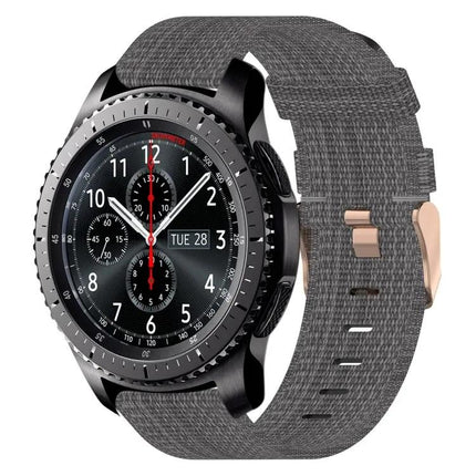 22mm Nylon Woven Watch Band Compatible With Samsung Gear S3