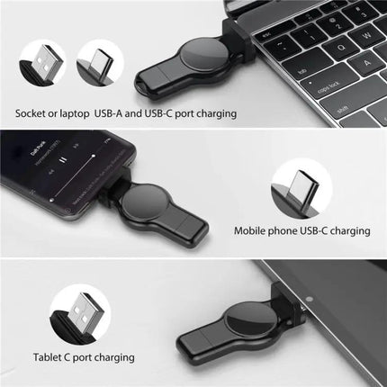 A05 2-In-1 USB-C To USB-A Magnetic Wireless Charger