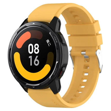 Silicone Strap 20mm Silver Buckle for Samsung Galaxy Watch4