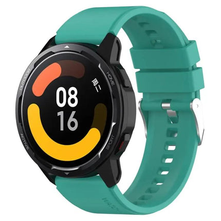 Silicone Strap 20mm Silver Buckle for Samsung Galaxy Watch4