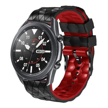 22mm Two-Color Football Silicone Watch Band for Gear S3