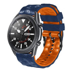 For Samsung Gear S3 Classic / Midnight Blue + Orange