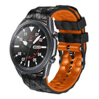 For Samsung Gear S3 Frontier / Black+Orange