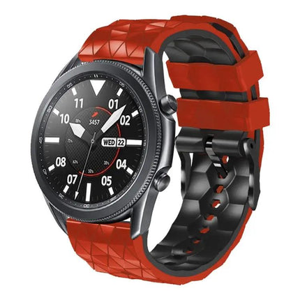 22mm Two-Color Football Silicone Watch Band for Gear S3