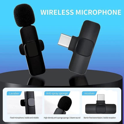 Clip-On Microphone for Everyday Video Chats and Meetings - wireless lavalier mic with USB-C receiver for clear audio in remote meetings and video creation