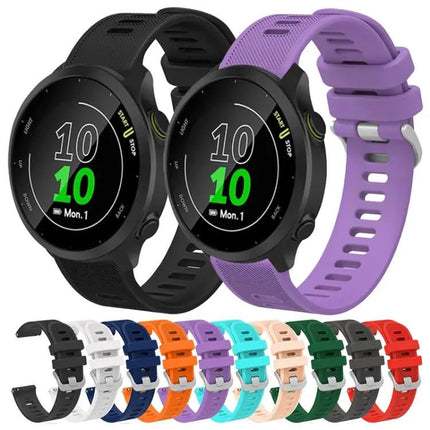 20mm Silicone Twill Band For Samsung Galaxy Watch 4 42/46mm
