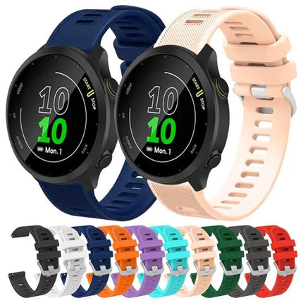 20mm Silicone Twill Watch Band For Samsung Galaxy Watch