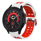 For Samsung Galaxy Watch 5  40mm / White+Red