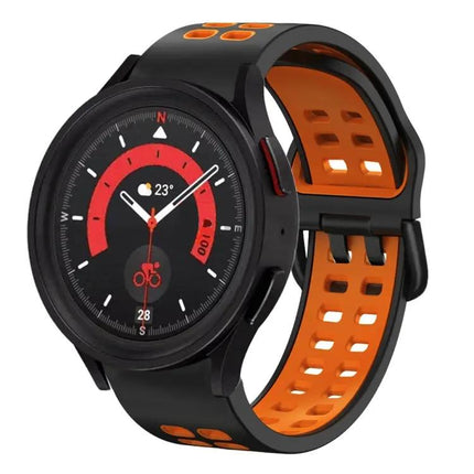 20mm Breathable Two-Tone Silicone Band Galaxy Watch 5 40mm