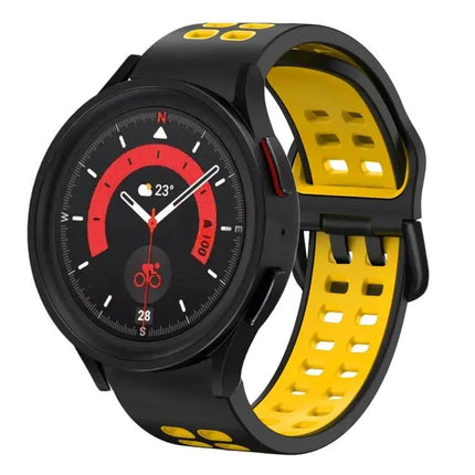 20mm Breathable Two-Tone Silicone Band Galaxy Watch 5 40mm