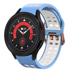 For Samsung Galaxy Watch 5  40mm / Light Blue+White