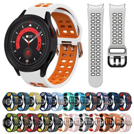 20mm Breathable Two-Tone Silicone Band Galaxy Watch 5 40mm