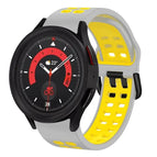 For Samsung Galaxy Watch 5  44mm / Grey+Yellow