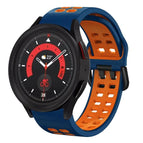 For Samsung Galaxy Watch 5  44mm / Midnight Blue+Orange