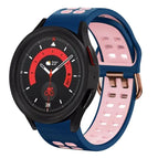 For Samsung Galaxy Watch 5  44mm / Midnight Blue+Pink