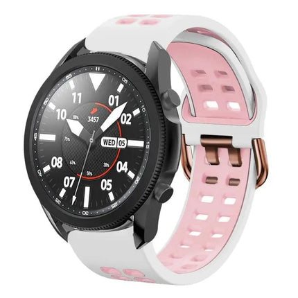 20mm Two-Tone Silicone Band For Galaxy Watch 5 Pro 45mm