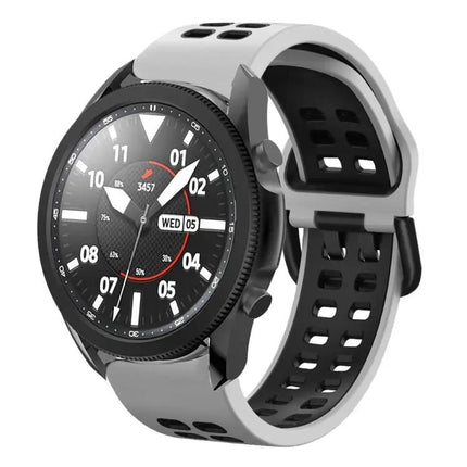 20mm Two-Tone Silicone Band For Galaxy Watch 5 Pro 45mm