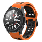 For Samsung Galaxy Watch 5 Pro  45mm / Orange+Black