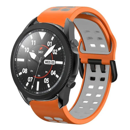 20mm Two-Tone Silicone Band For Galaxy Watch 5 Pro 45mm