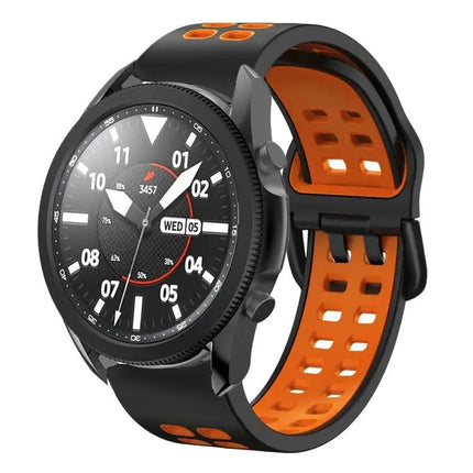 20mm Two-Tone Silicone Band For Galaxy Watch 5 Pro 45mm