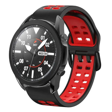 20mm Two-Tone Silicone Band For Galaxy Watch 5 Pro 45mm