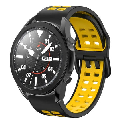 20mm Two-Tone Silicone Band For Galaxy Watch 5 Pro 45mm