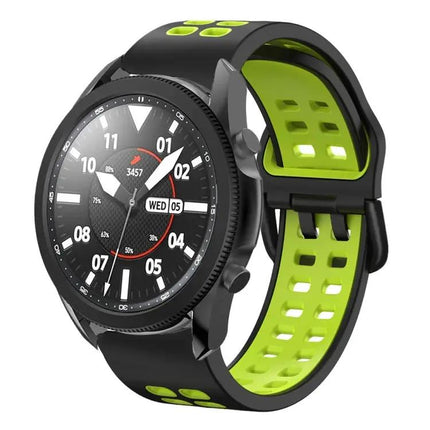 20mm Two-Tone Silicone Band For Galaxy Watch 5 Pro 45mm