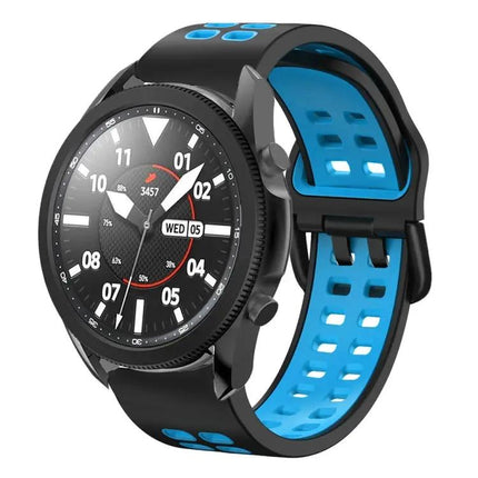 20mm Two-Tone Silicone Band For Galaxy Watch 5 Pro 45mm