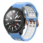 For Samsung Galaxy Watch 5 Pro  45mm / Light Blue+White