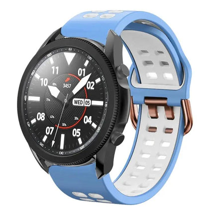 20mm Two-Tone Silicone Band For Galaxy Watch 5 Pro 45mm