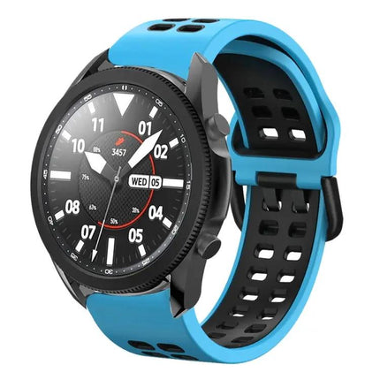 20mm Two-Tone Silicone Band For Galaxy Watch 5 Pro 45mm