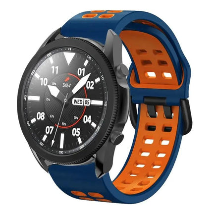 20mm Two-Tone Silicone Band For Galaxy Watch 5 Pro 45mm