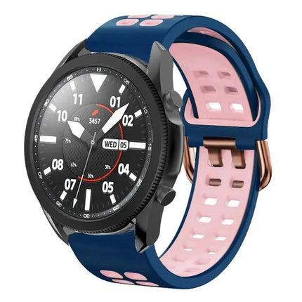 20mm Two-Tone Silicone Band For Galaxy Watch 5 Pro 45mm