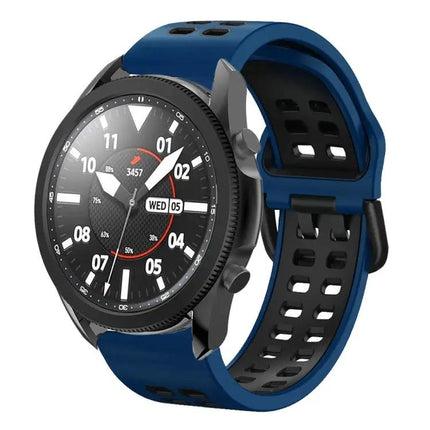 20mm Two-Tone Silicone Band For Galaxy Watch 5 Pro 45mm
