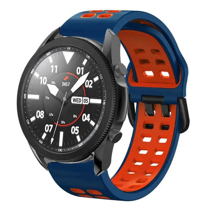 20mm Two-Tone Silicone Band For Galaxy Watch 5 Pro 45mm