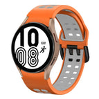 For Samsung Galaxy Watch 4 40mm / Orange+Grey