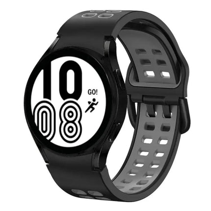 20mm Two-Tone Silicone Band For Samsung Galaxy Watch4