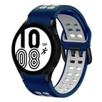 For Samsung Galaxy Watch 4 40mm / Midnight Blue+White
