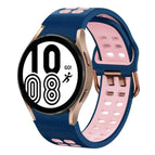 For Samsung Galaxy Watch 4 40mm / Midnight Blue+Pink