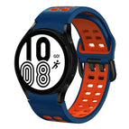 For Samsung Galaxy Watch 4 40mm / Midnight Blue+Red